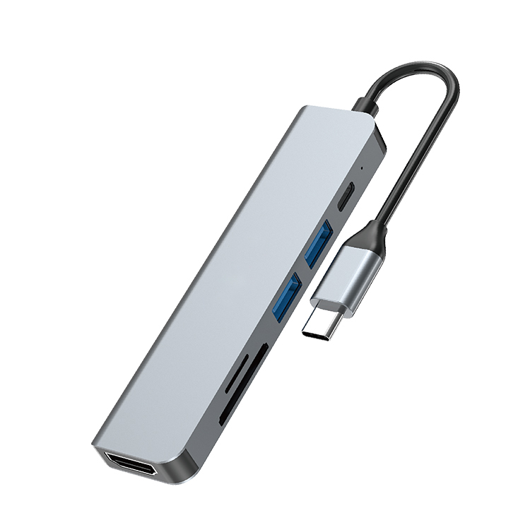 6 in 1 PD 60W USB C Hubs
