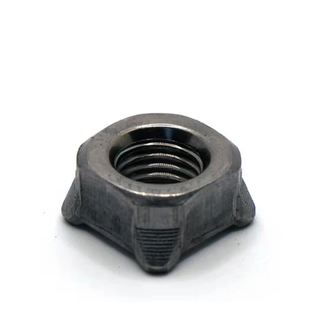 China Produced Price DIN928 Carbon Steel Class 4.8 8.8  Square Weld Nuts