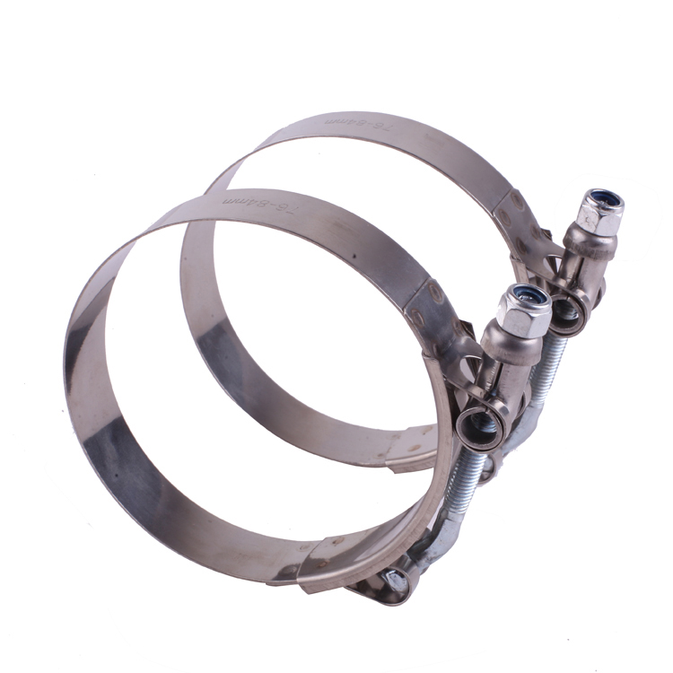 Abrazadera de perno en T de acero inoxidable de 3,75″ Abrazadera de manguera de silicona Turbo de 3-3/4″ 95-105MM