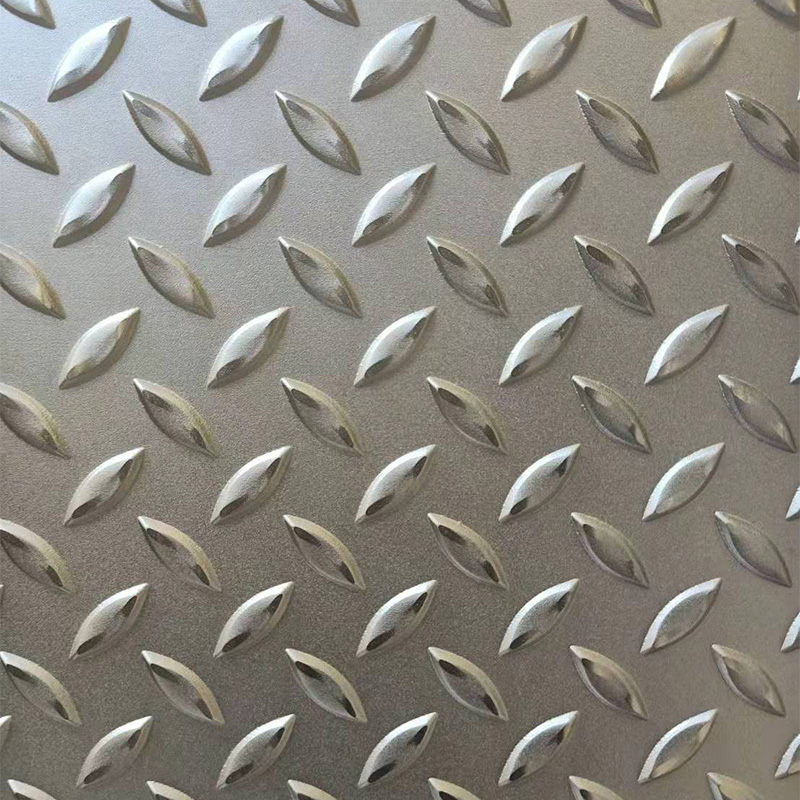 316 SS304 Checkered Plate Hot Rolled Stainless Steel Sheet
