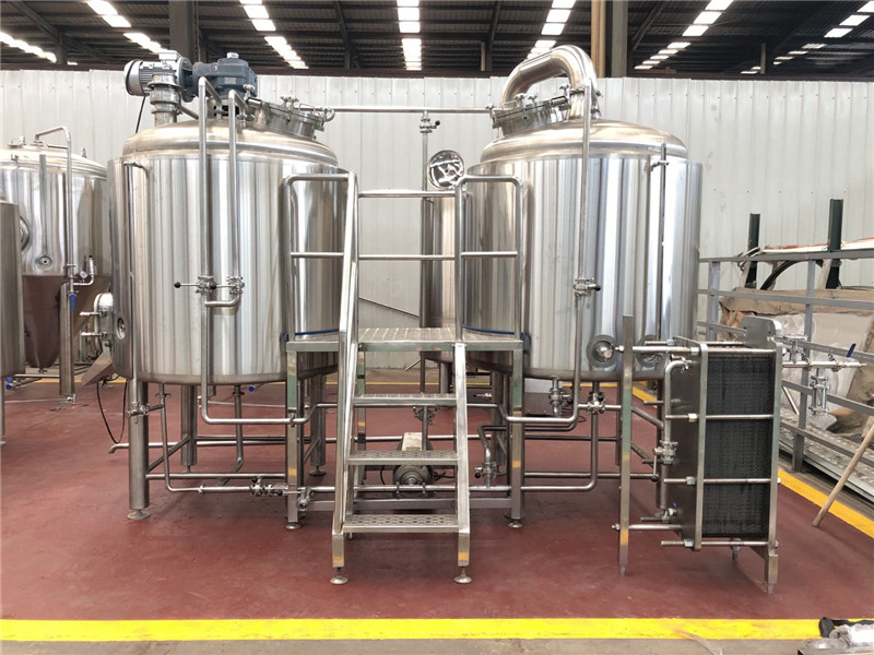 1000L Craft Beer Equipment Mash/lauter tank+kettle/whirlpool tank+hot water tank