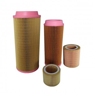 Import Filter Paper Custom Air Filter Elements for Screw Air Compressor