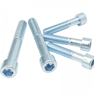 Zinc plated hex socket bolts screws full series