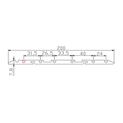 Aluminum extrusion profile custom No GKX-JN003