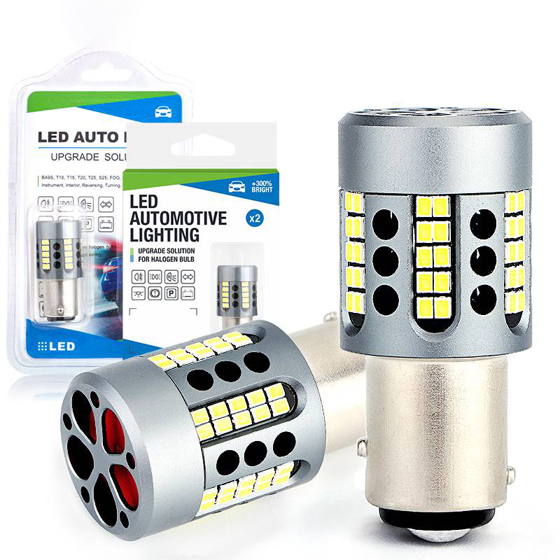 SMD2016-1 Car LED Bulb Super Strong CANBUS High Power LED Bulb Fan Cooling Signal Turning Brake Auto LED Lamp