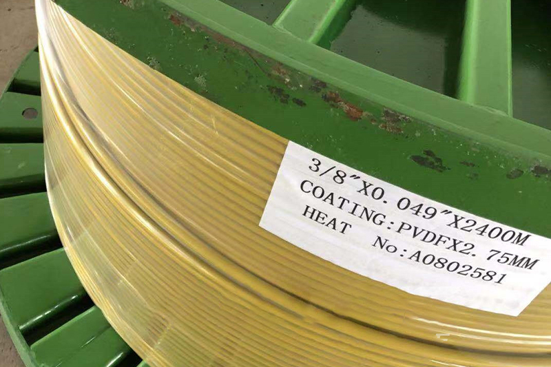 Santoprene TPV Encapsulated 316L Chemical Injection Line Tube