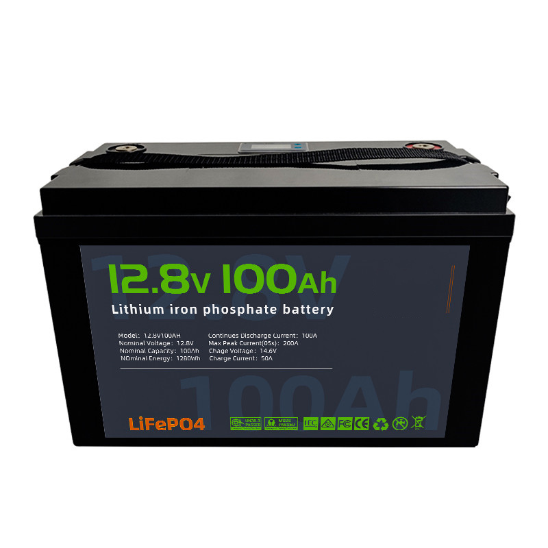 12V 100Ah lithium iron battery power lithium battery