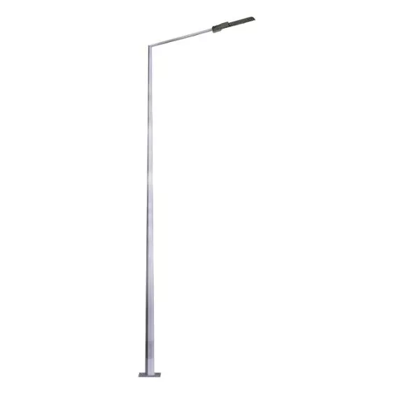 Factory Direct Supply 9m Single Arm Hot Galvanized Steel Street Light Pole