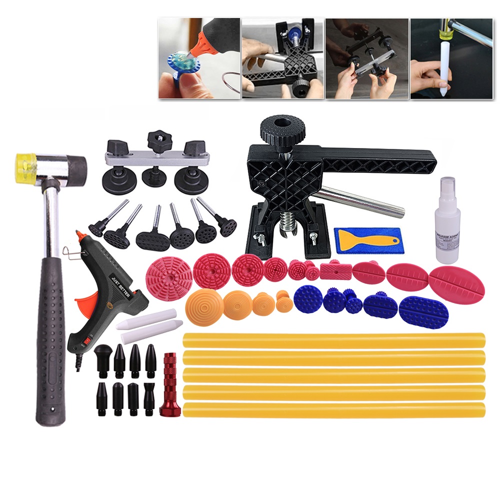 Paintless Dent Puller Repair Remover Kit Lifter Dent Hail Repair Tool