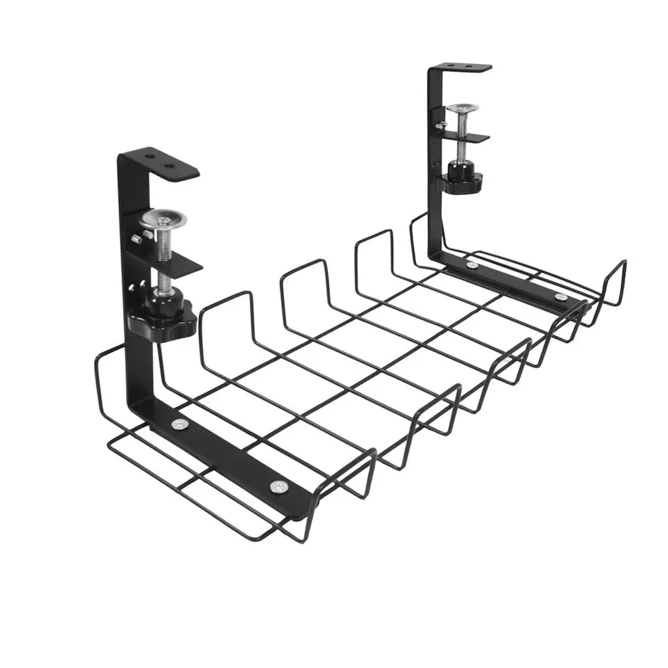 Metal Stainless Steel Cable Management Rack Desk Cable Tray