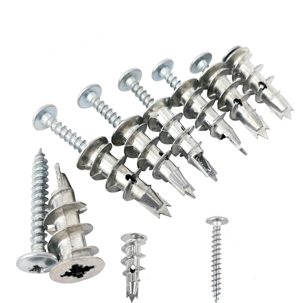 Zinc Heavy Duty Metal Wall Anchors