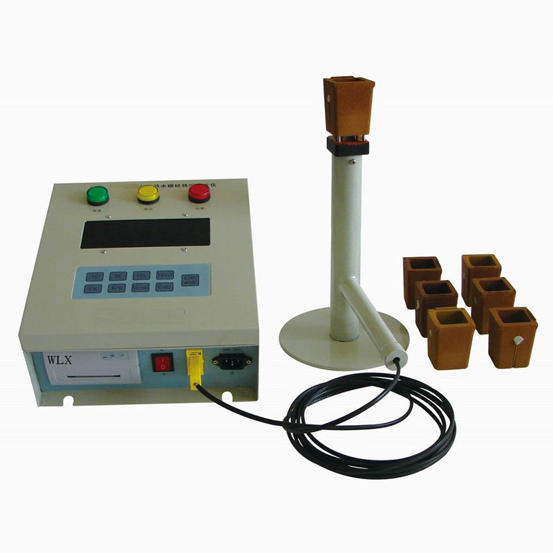 Molten Iron Composition Analyzer in front of Furnace