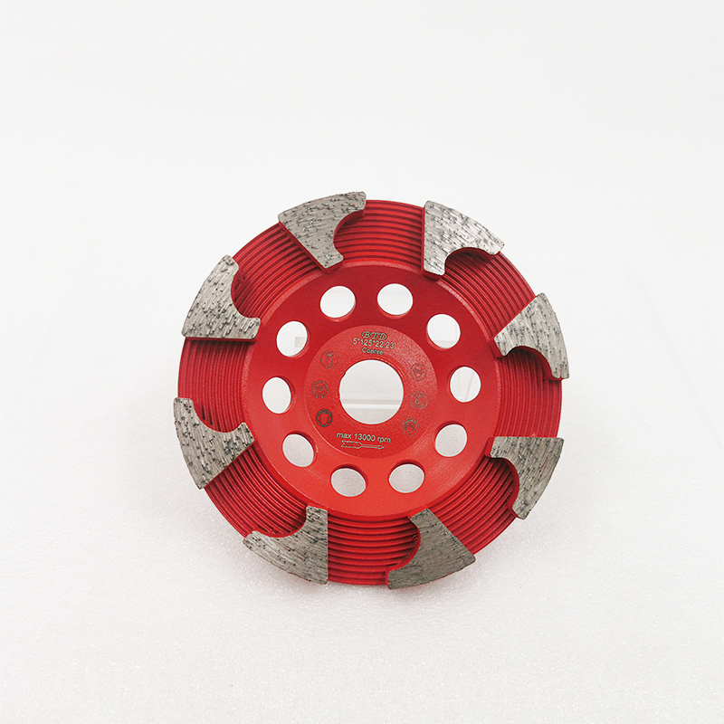 New Technology Boomerang Segments Diamond Cup Wheel