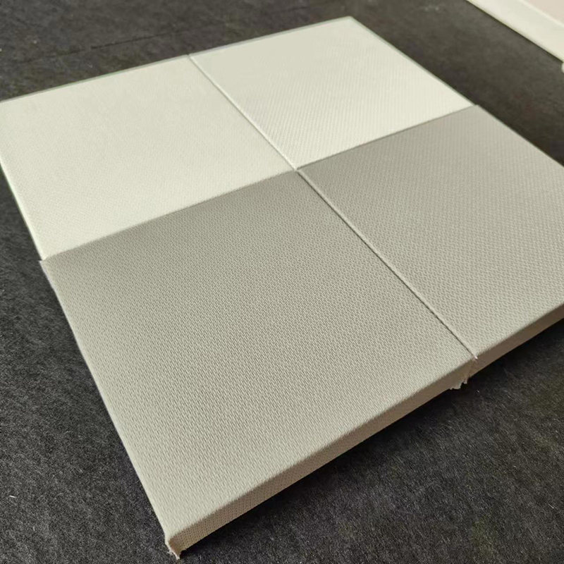 Grey Fiberglass  acoustic wall panel