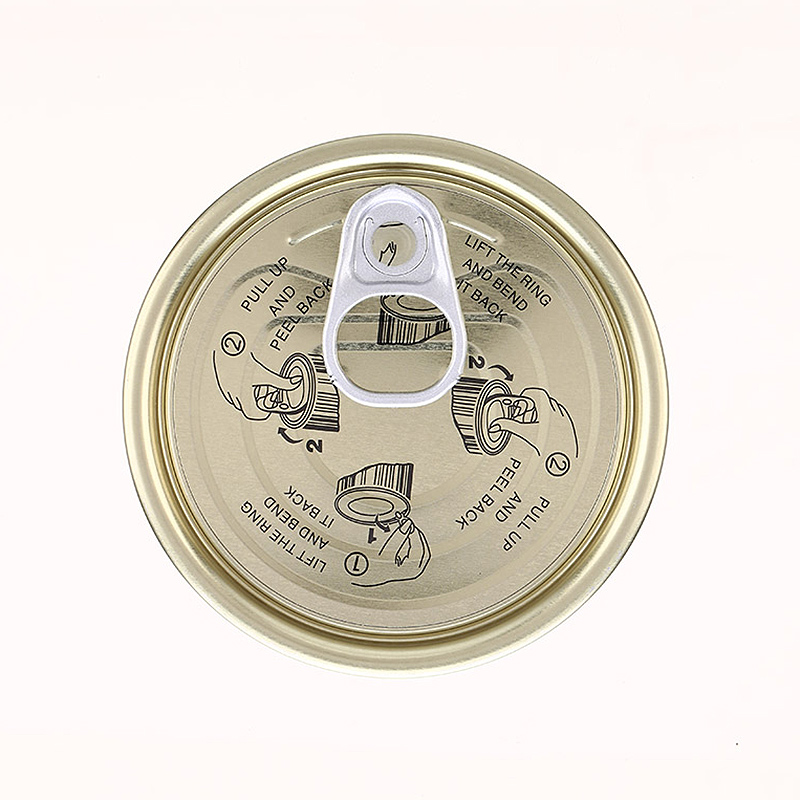 300# Tinplate Easy Open End  (Epoxy Phenolic Lacquer – with Opening Instruction)