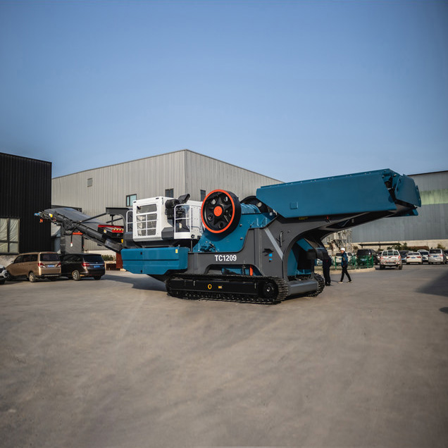 Crawler driven Mobile jaw crusher
