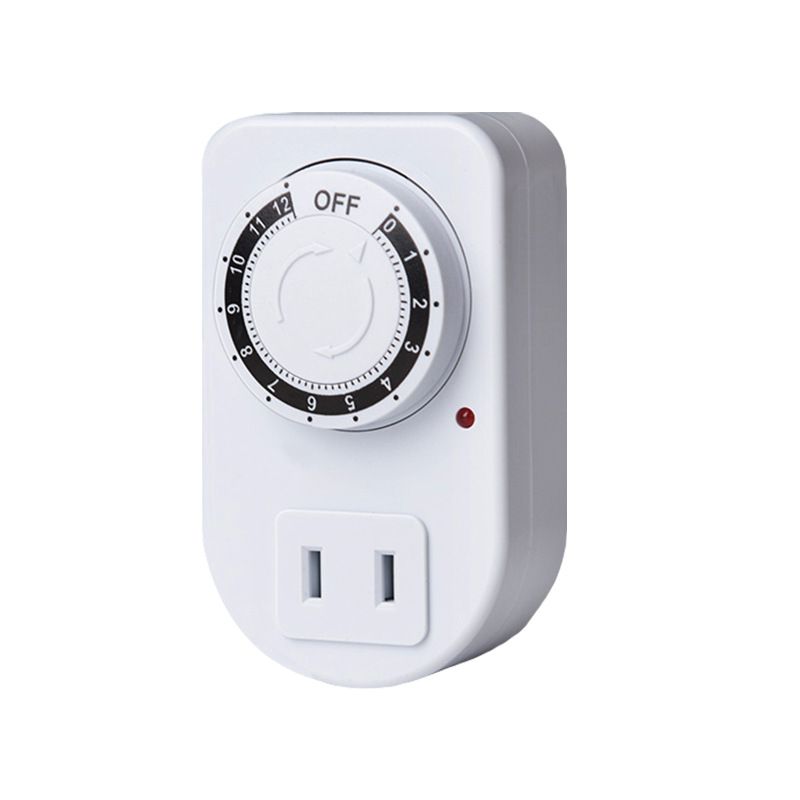 12 Hours/24 Hours Mechanical Timer Wall Plug Adapter Socket for Philippines South East Asia