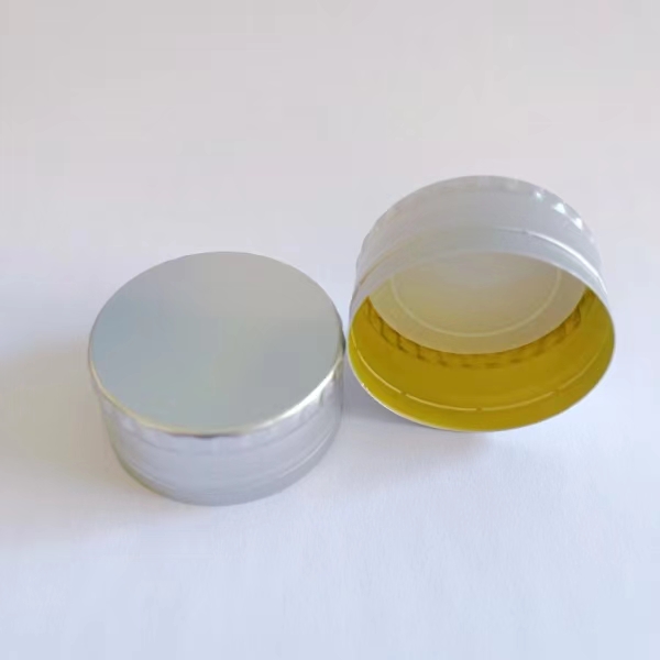 Aluminum cap for gaseous beverage and drinks