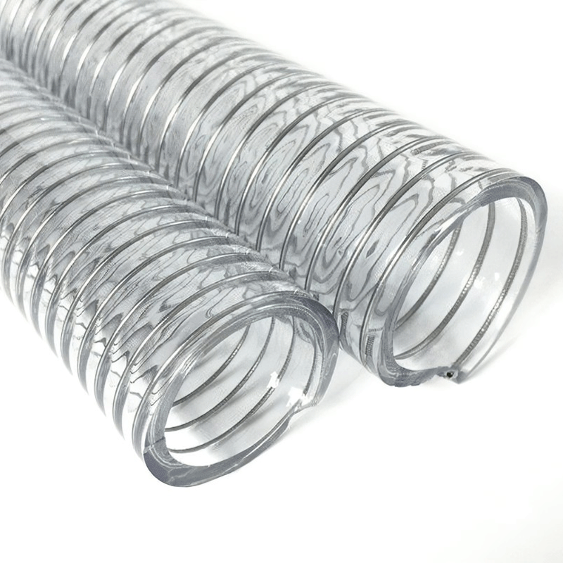 STRETCH RESISTANT STEEL WIRE HOSE