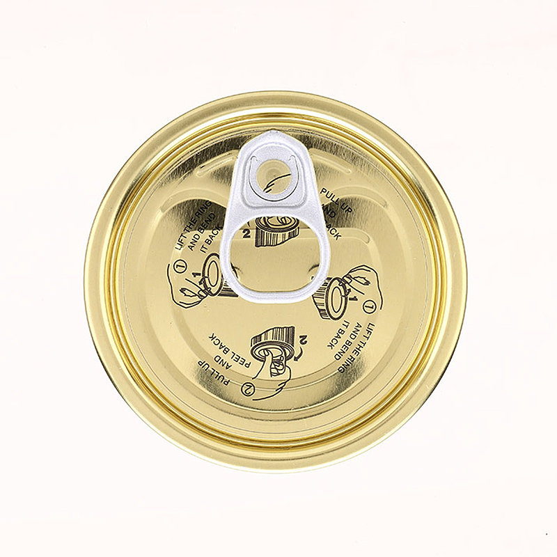 211# Tinplate Easy Open End   (Epoxy Phenolic Lacquer – Gold Outside)