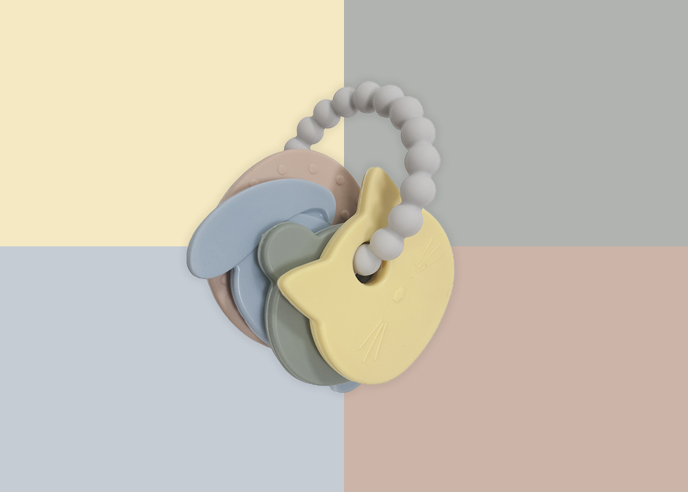 Silicone stacking tower and Teether