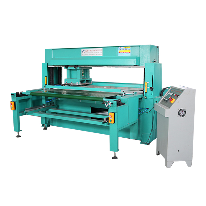 40 Ton conveyor belt automatic travel head cutting press