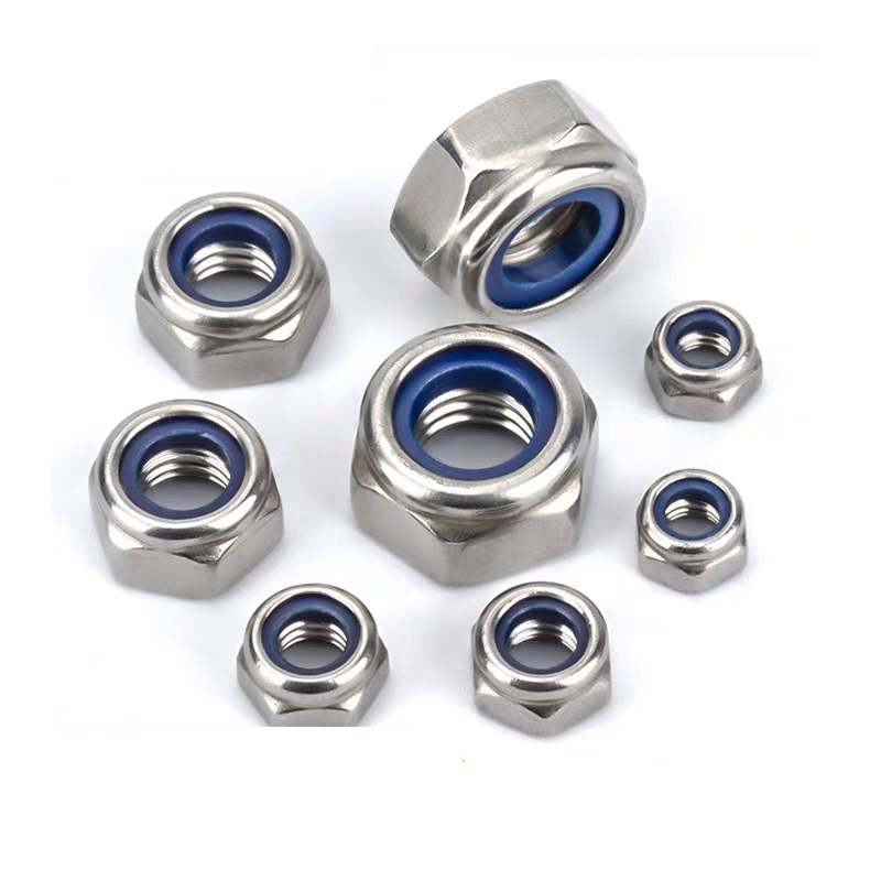 DIN985 Nylon insert lock nut  carbon steel  zinc plated
