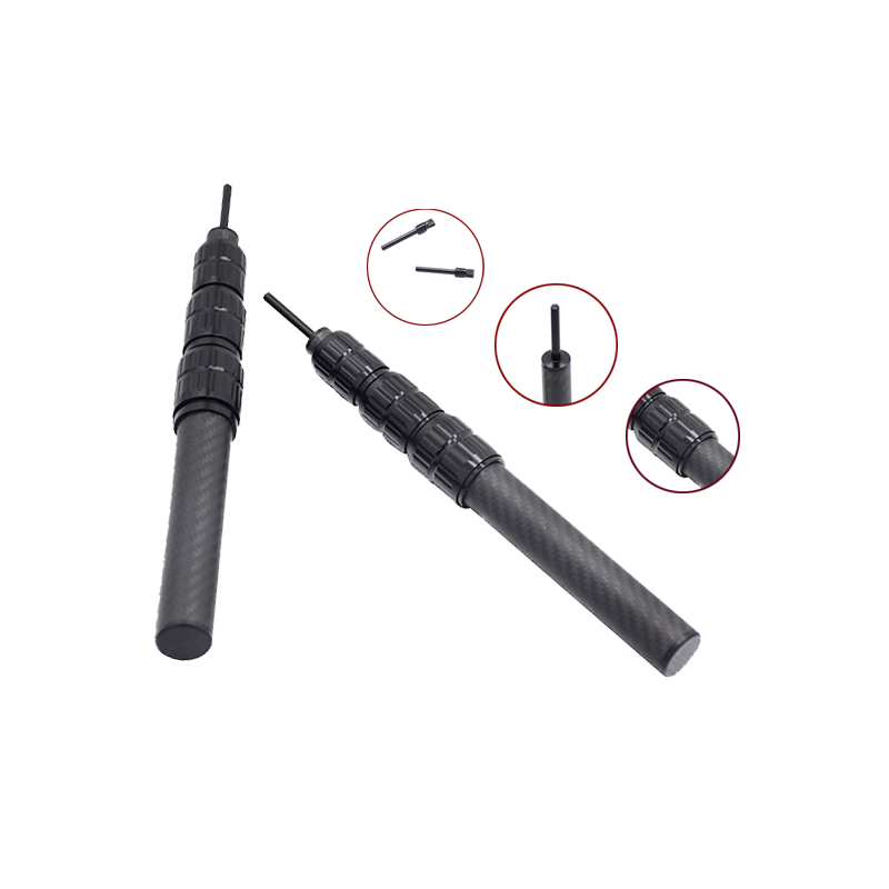 telescopic poles durable custom length extension carbon fibre telescopic window cleaning pole