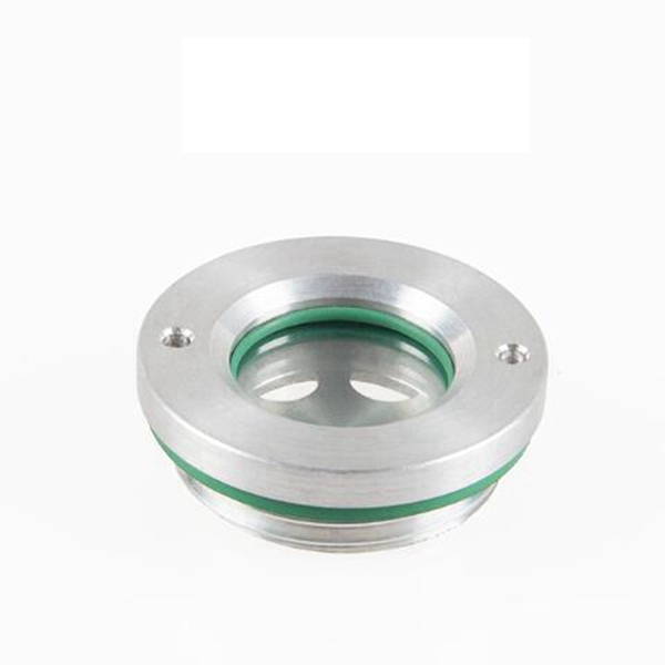 Male Aluminum Alloy Oil Level Sight Glass Window for Air Compressor Gearbox Pump Tank