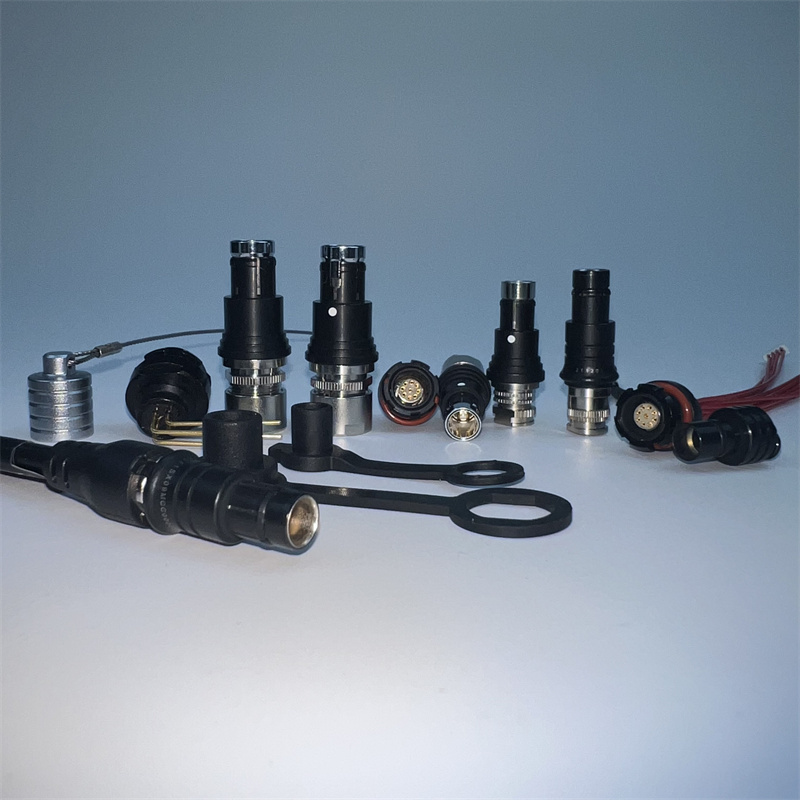 F series metal push pull EMC shielding IP68 waterproof high density connector