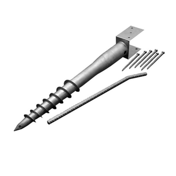 U type Ground Screw Anchor/ Screw piles for post