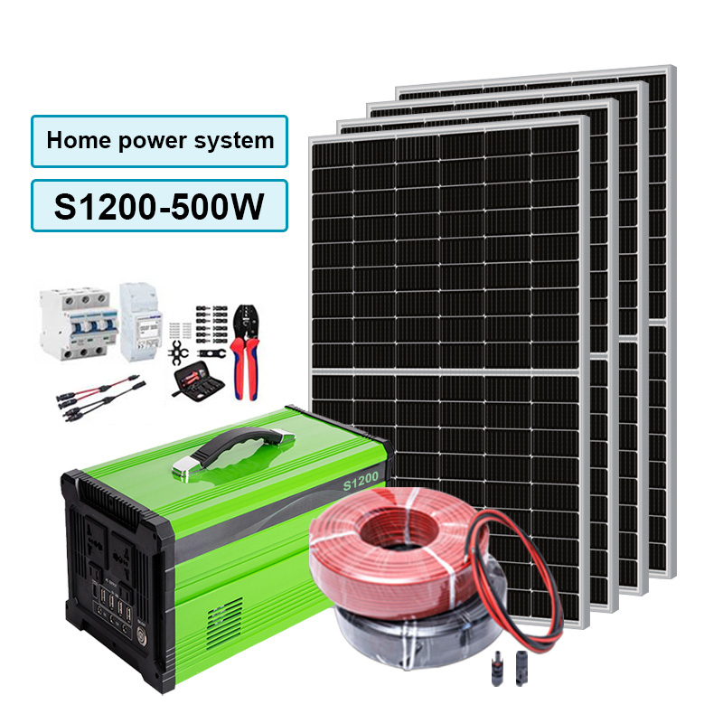 500Wh&1200Wh Portable Solar Power Station System
