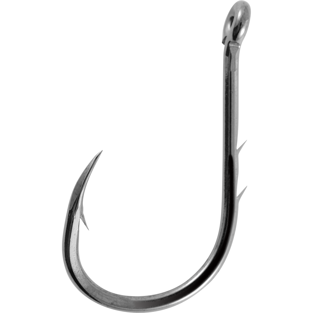 D10255 3X STRONG CHINU 2 SLICES AND RING.KONA HOOK fresh water hook