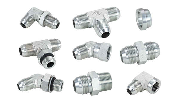 Hydraulic Fluid Power Connection  37° Flared  Connectors/Adapters