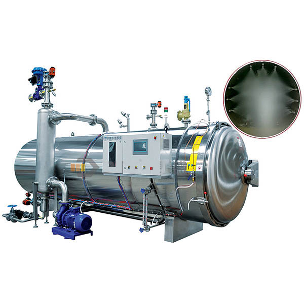 Water spray sterilization Retort