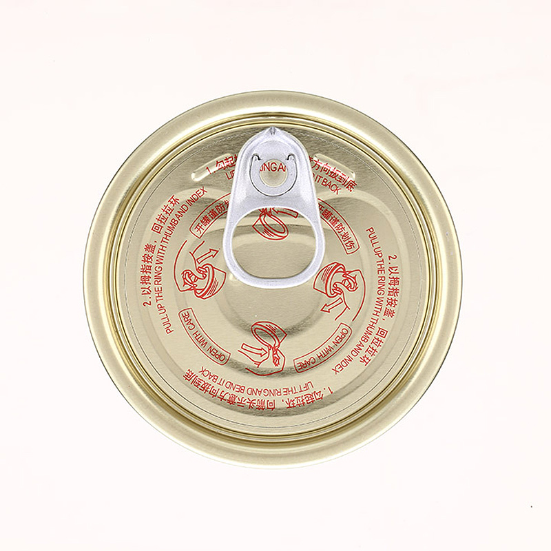 214# Tinplate Easy Open End  (Epoxy Phenolic Lacquer – Gold Outside)