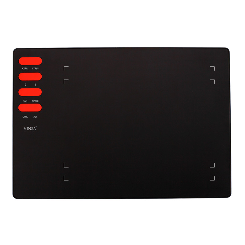 7.6X5.6inch Portable Design with 8 Programmable Button Graphic Tablet