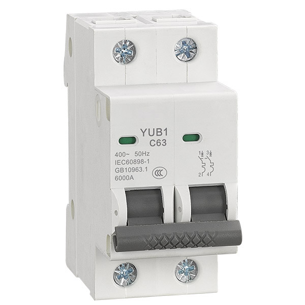 Miniature circuit breaker YUB1-63/2P